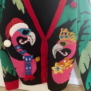 Ugly sweater - Christmas Flamingos 🦩